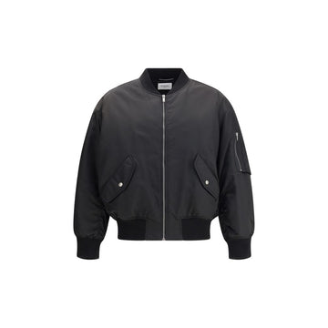 Saint Laurent Black Polyamide Bomber