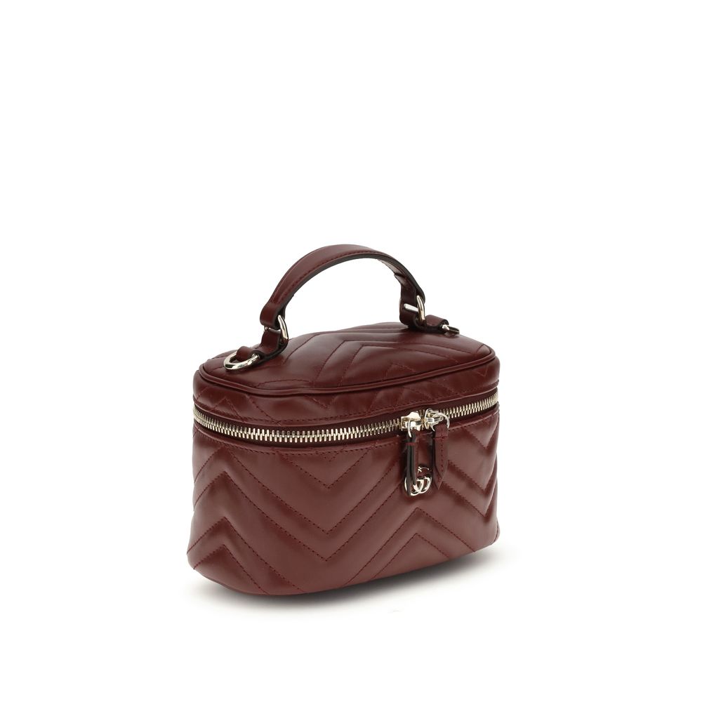 Gucci Bordeaux Calf Leather Bos Taurus Shoulder Bag