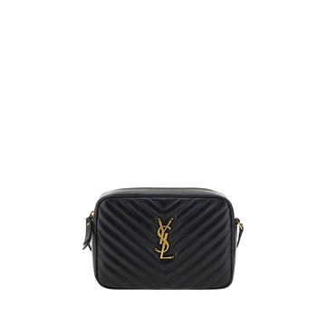 Saint Laurent Black Calf Leather Bos Taurus Shoulder Bag