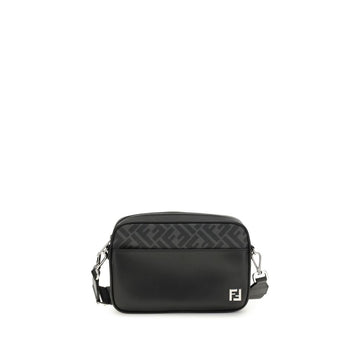 Fendi Black Leather Shoulder Bag