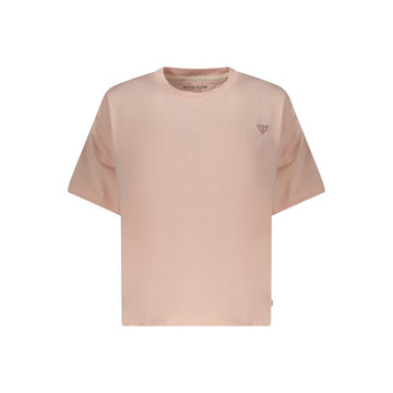 Guess Jeans Pink Cotton Women T-Shirt