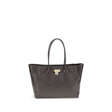 Michael Kors Brown Calf Leather Bos Taurus Shoulder Bag