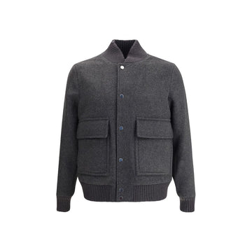 Woolrich Gray Polyester Bomber