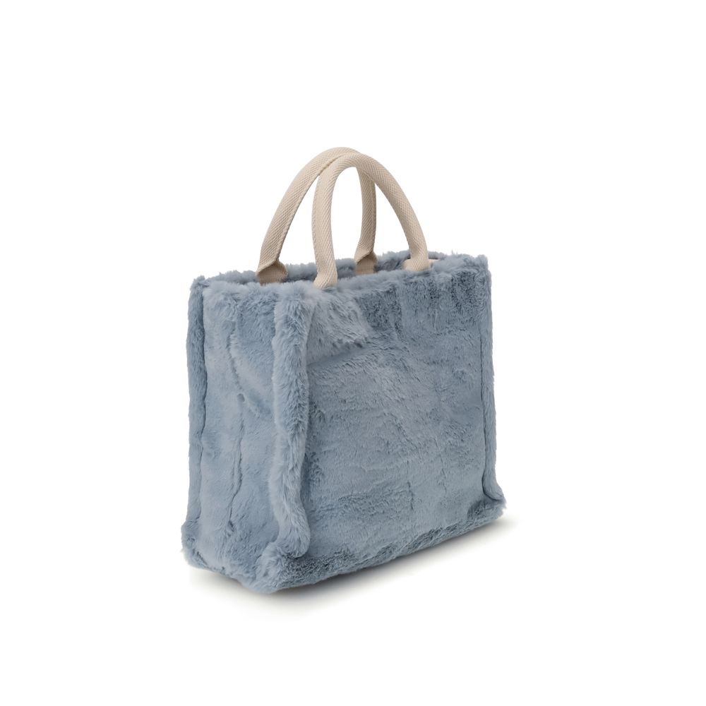 Marni Light Blue Polyester Handbag