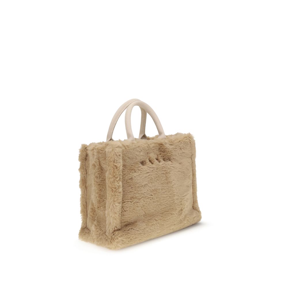 Marni Beige Polyester Handbag