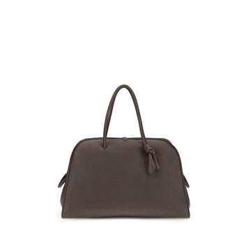 Jacquemus Brown Calf Leather Bos Taurus Handbag