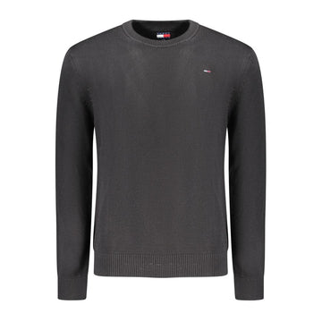Tommy Hilfiger Black Cotton Men Sweater