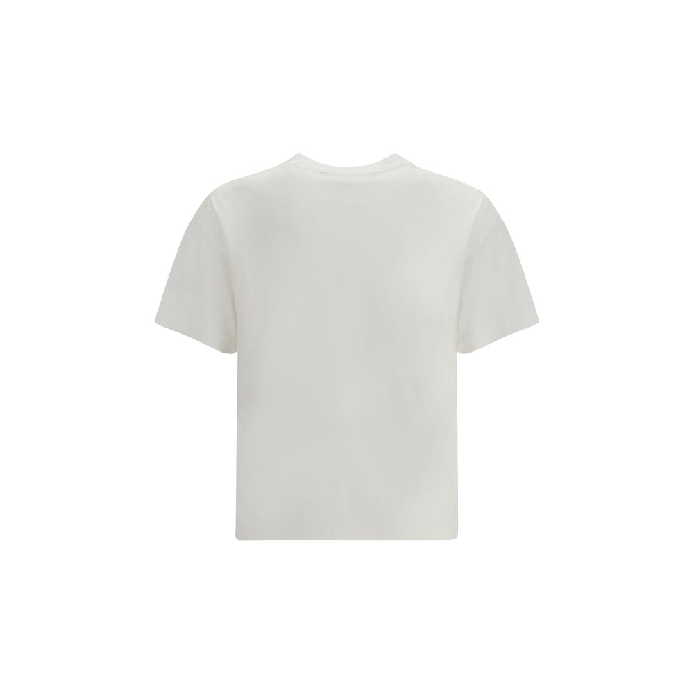 Palm Angels White Cotton T-Shirt