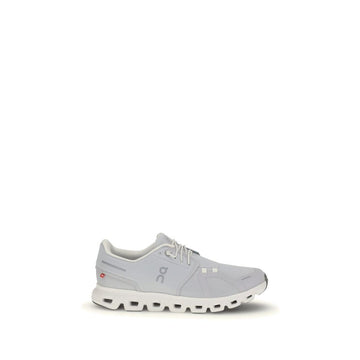 ON White Fabric Athletic Sneakers