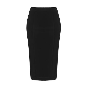 PINKO Black Viscose Skirt