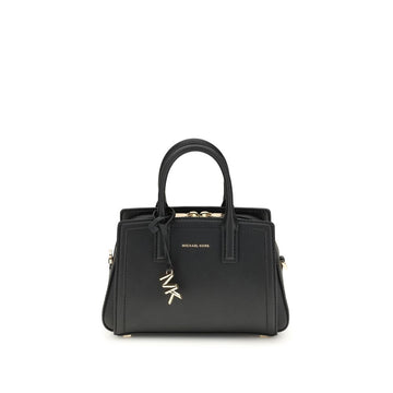 Michael Kors Black Calf Leather Bos Taurus Shoulder Bag