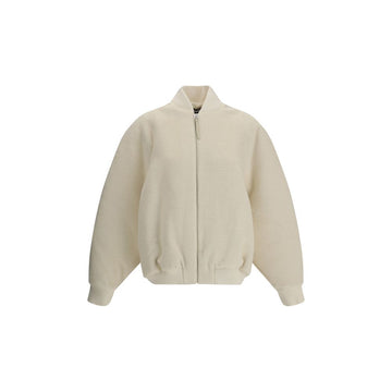 Jacquemus White Wool Bomber