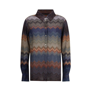 Missoni Multicolor Viscose Pattern Shirt