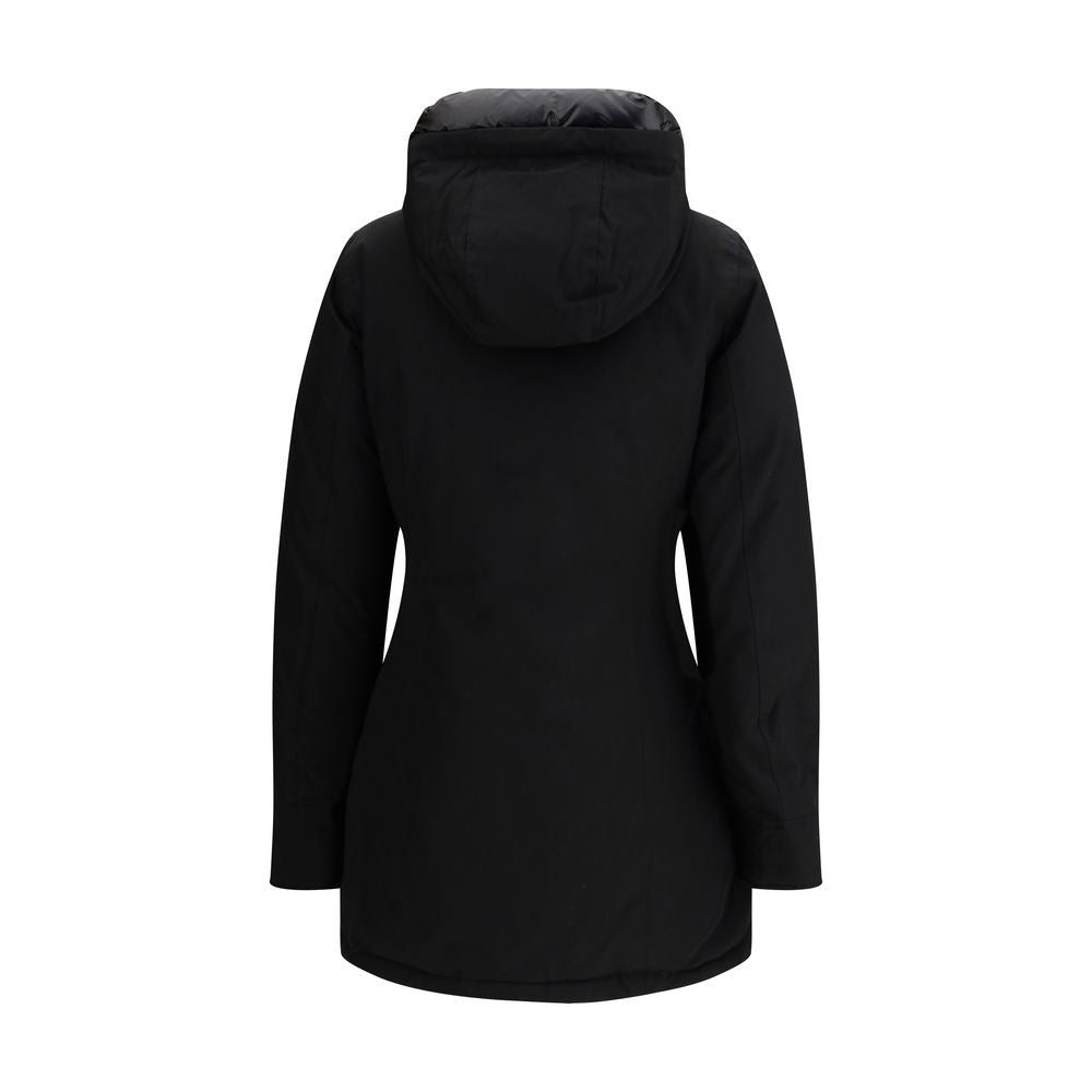 Woolrich Black Cotton Parka