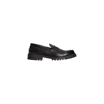 Roberto Pepe Luxury Black Calfskin Men Loafer