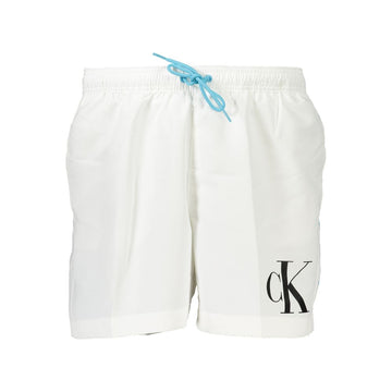 Calvin Klein White Polyester Swimwear