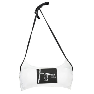 Karl Lagerfeld White Elastane Swimwear