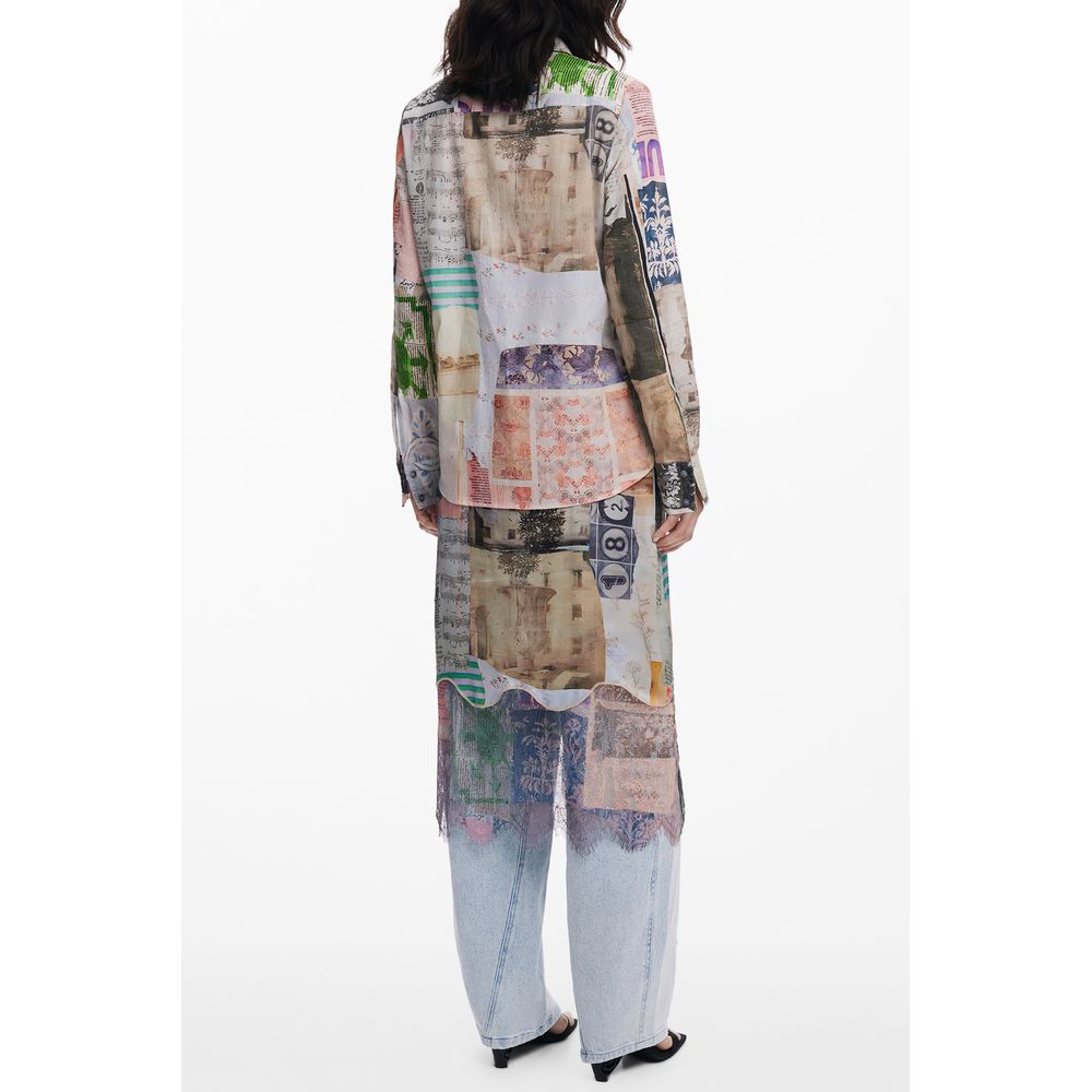 Desigual Beige Cotton Shirt