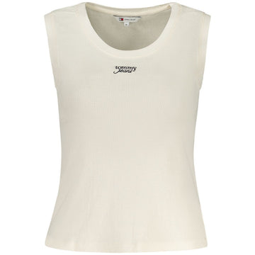 Tommy Hilfiger Beige Cotton Tank Top