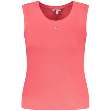 Tommy Hilfiger Pink Cotton Tank Top