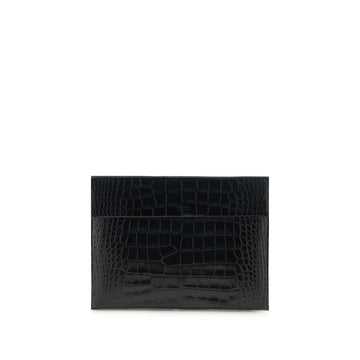 Tom Ford Black Leather Clutch Bag