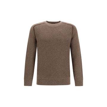 ZEGNA Brown Cashmere Cashmere Sweater