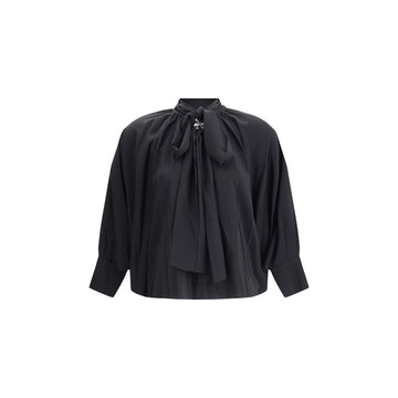Max Mara Black Silk Blouse