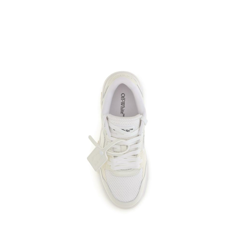 Off-White White Calf Leather Bos Taurus Low Top Sneakers