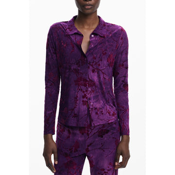 Desigual Purple Polyester Women Shirt