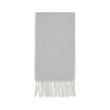 Brunello Cucinelli Gray Cashmere Scarf