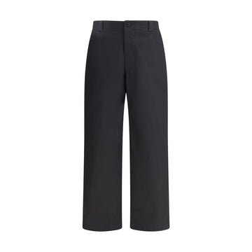 Gucci Black Cotton Casual Pants