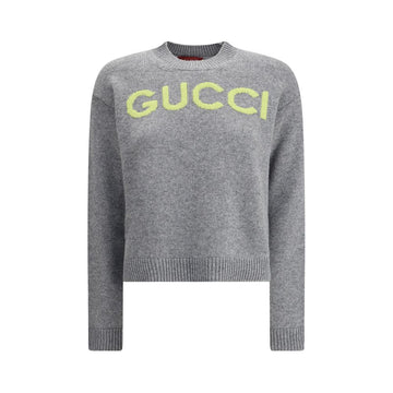 Gucci Gray Wool Sweatshirt