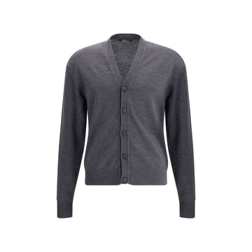 Jacquemus Gray Merino Wool Cardigan