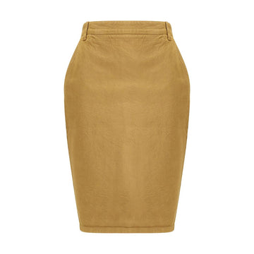 Saint Laurent Beige Denim Skirt