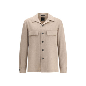 ZEGNA Beige Cotton Coat