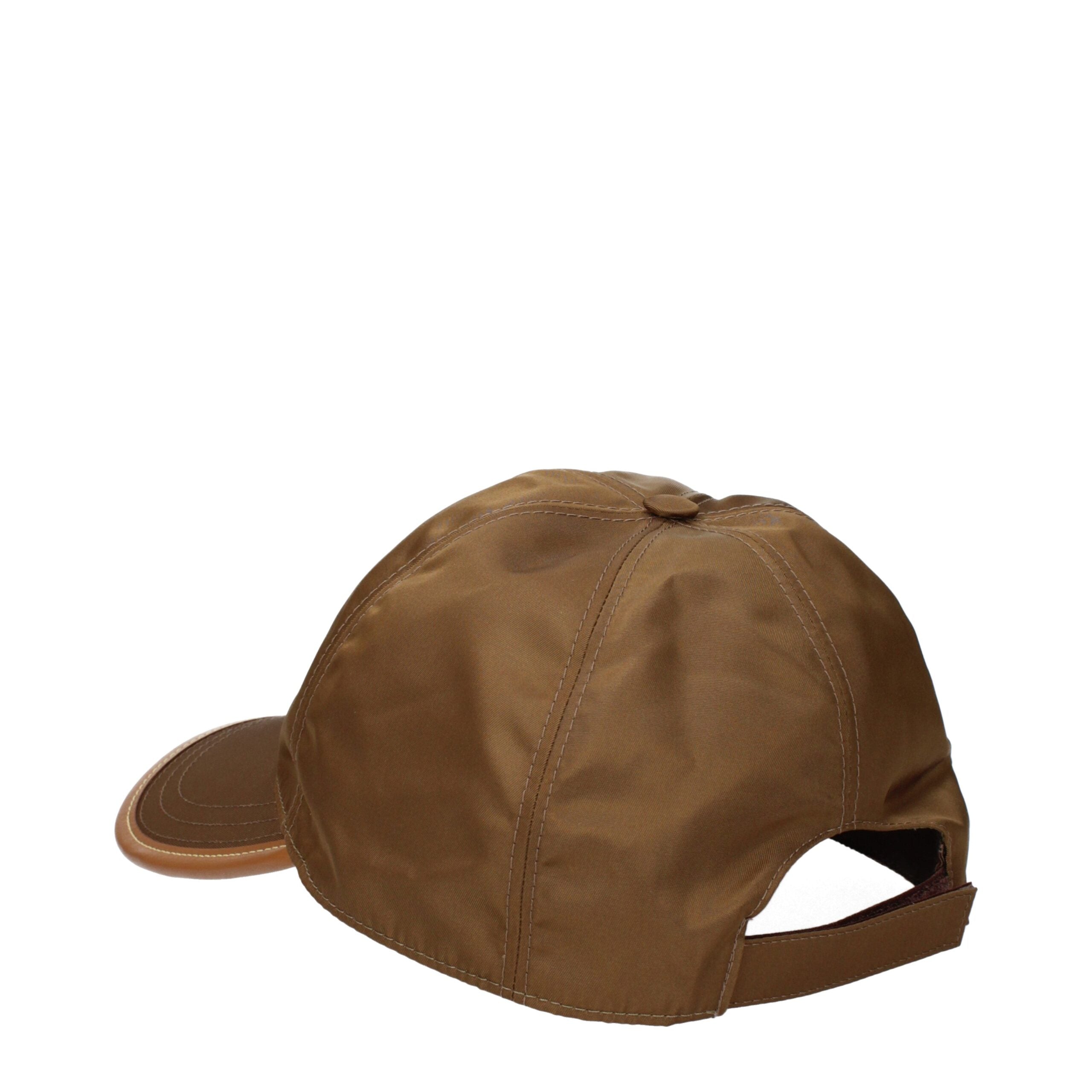 Prada Brown Polyamide Cap (Baseball Hat)