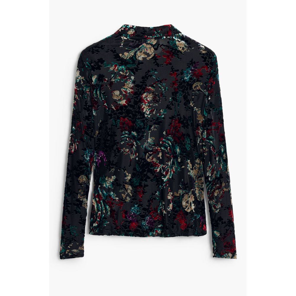 Desigual Black Polyester Shirt