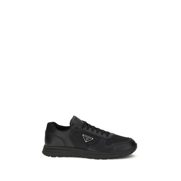 Prada Black Recycled Polyamide Athletic Sneakers