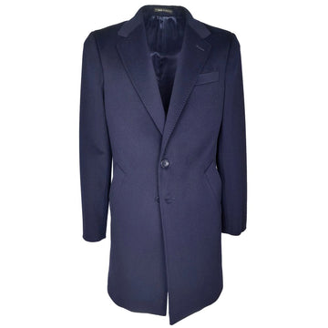 Made in Italy Blue Wool Men Jacket