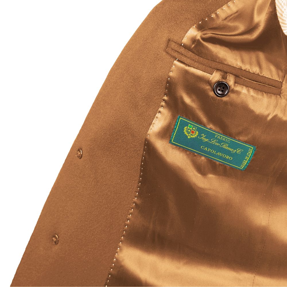 Made in Italy Brown Wool Men's Jacket