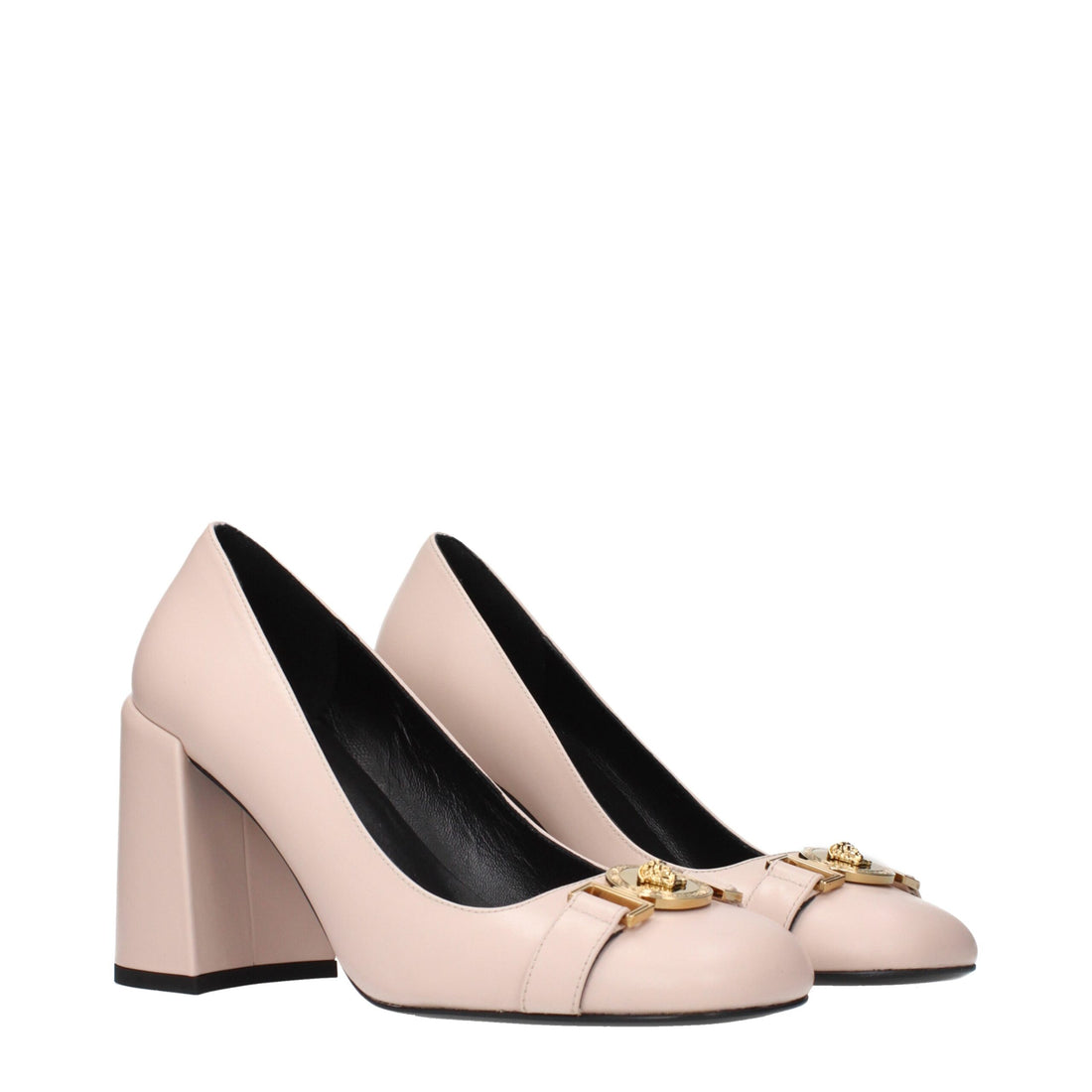 Versace Pink Leather Pumps
