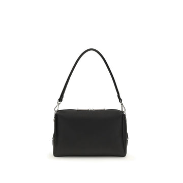 Fendi Black Calf Leather Bos Taurus Shoulder Bag