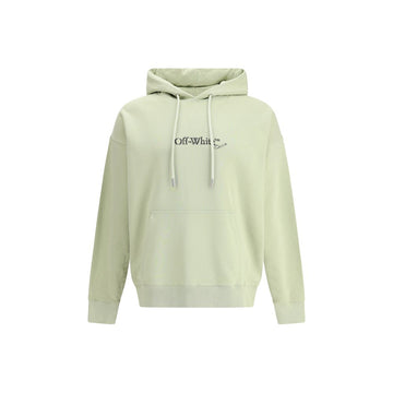 Off-White Green Cotton Sweatshirt