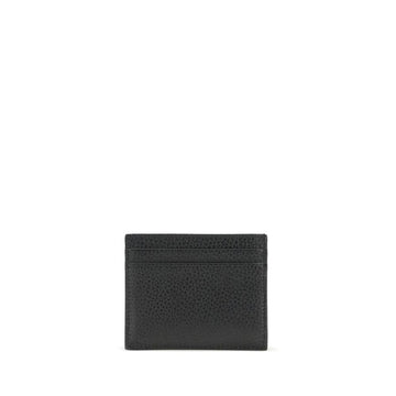 Valentino Garavani Black Calf Leather Bos Taurus Wallet