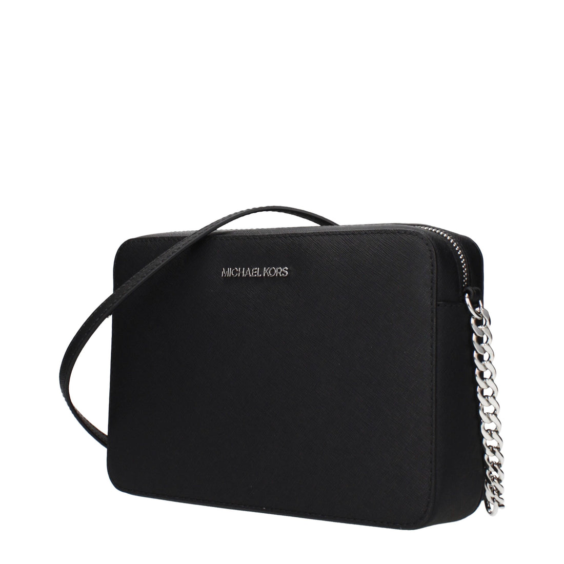 Michael Kors Black Leather Crossbody Bag