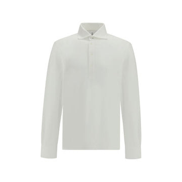 Brunello Cucinelli White Cotton Dress Shirt