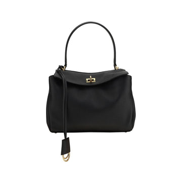Balenciaga Black Calf Leather Bos Taurus Shoulder Bag