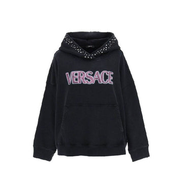 Versace Black Cotton Sweatshirt