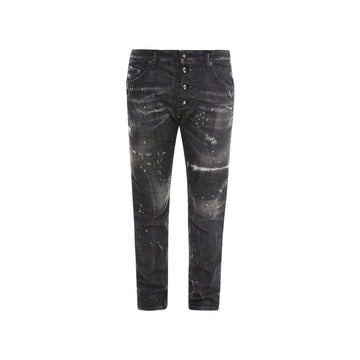 Dsquared² Black Cotton Jeans Denim