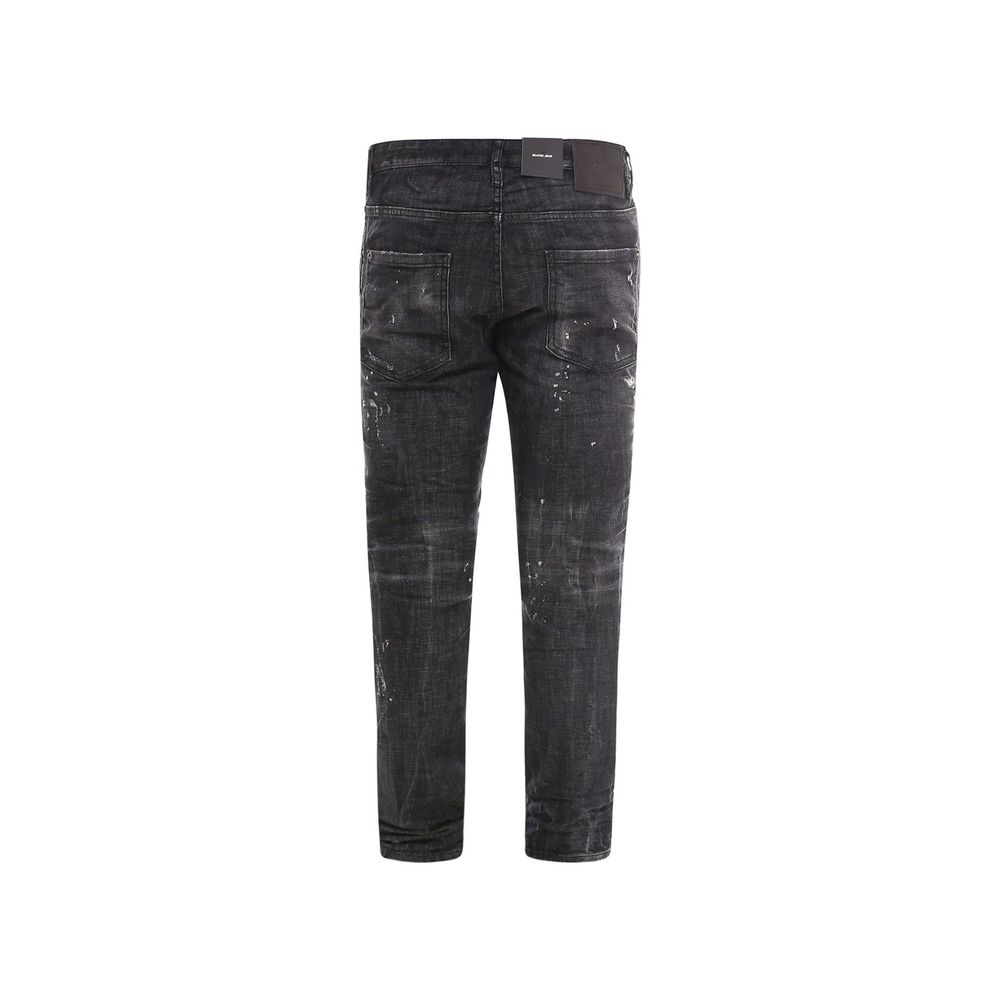 Dsquared² Black Cotton Jeans Denim